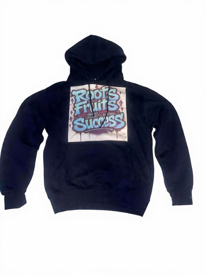 RFS  Graphic Navy Blue Unisex  Fleece Pullover Hoodie